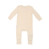 Day or Night Onesie - Neutral Gingham
