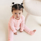 Day or Night Onesie - Petal Gingham