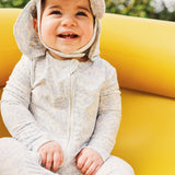 Day or Night Onesie - Sky Coral