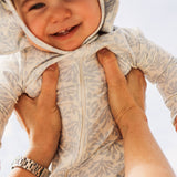 Day or Night Onesie - Sky Coral