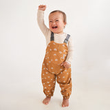 Splashy Overall - Caramel Rainbow