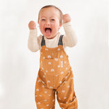 Splashy Overall - Caramel Rainbow