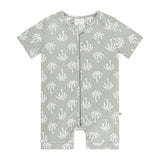 Day or Night Onesie Short Sleeve - Palm Tree