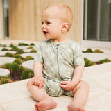 Day or Night Onesie Short Sleeve - Palm Tree