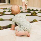 Day or Night Onesie Short Sleeve - Palm Tree