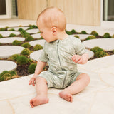 Day or Night Onesie Short Sleeve - Palm Tree