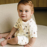 Day Or Night Onesie Short Sleeve - Pasture