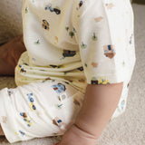 Day Or Night Onesie Short Sleeve - Pasture
