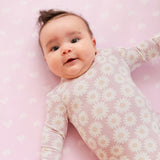 Comfy Bodysuit Long Sleeve - Lilac Daisy