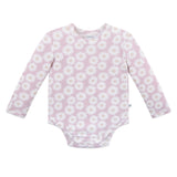 Comfy Bodysuit Long Sleeve - Lilac Daisy