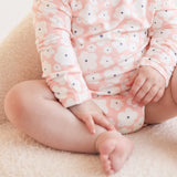 Comfy Bodysuit Long Sleeve - Petal Blooms