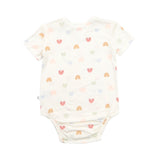 Comfy Bodysuit Short Sleeve - Over the Rainbow
