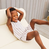 Woven Overall - Stripe