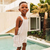 Woven Overall - Stripe