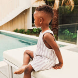 Woven Overall - Stripe