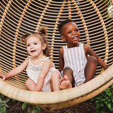 Woven Overall - Stripe