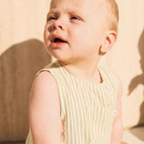 Sleeveless Woven Romper - Sage