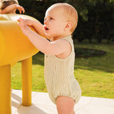 Sleeveless Woven Romper - Sage