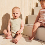 Sleeveless Woven Romper - Sage