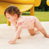 Frilled Short Sleeve Bodysuit - Palm Cove