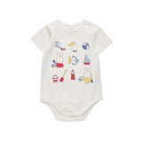 Miffy Short Sleeve Bodysuit - Snow White