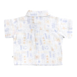 Woven Printed Short Sleeve Shirt - Salty Shores