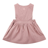 Denim Pinafore - Dusty Lilac