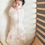 Swaddle Sleeping Bag 0.5 TOG - Oat Little Pod