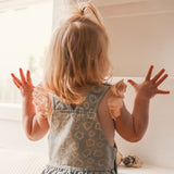 Pinafore - Washed Denim