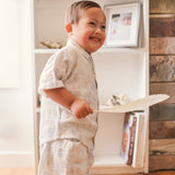 Woven Print Short - Salty Shores