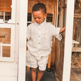 Woven Print Short - Salty Shores