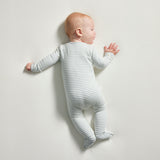 Warm Zippee Baby Romper 0.5 TOG - Dusk Blue Stripe