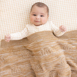 Rainbow Decorative Knit Blanket - Chia Space Dye Rainbow