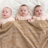 Rainbow Decorative Knit Blanket - Chia Space Dye Rainbow