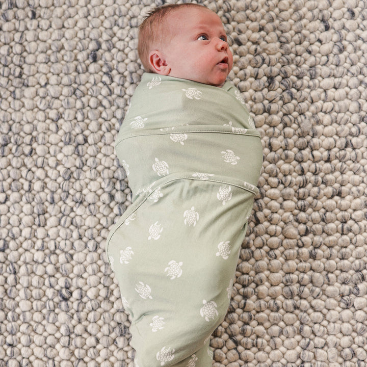 Large Stretchy Swaddle - Turtle