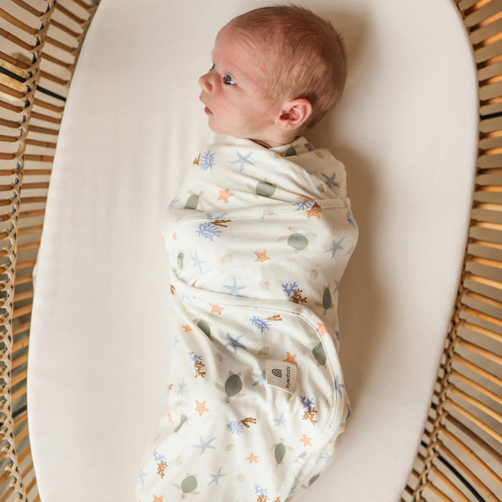 Large Stretchy Swaddle - Underwater World