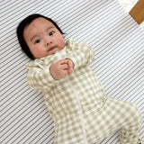 Fitted Cot Sheet - Dusk Blue Stripe