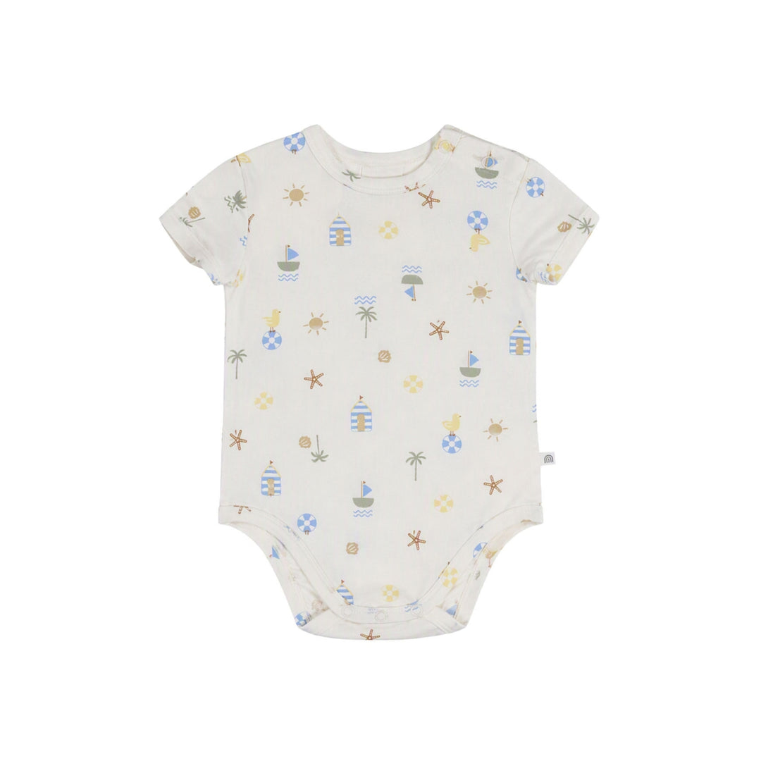 Comfy Short Sleeve Bodysuit - Beach Box