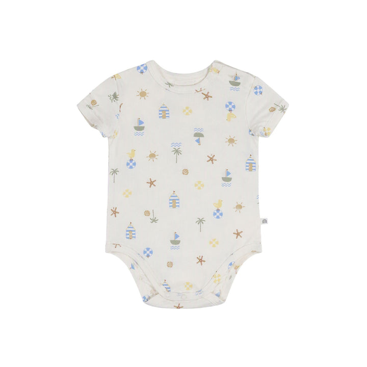 Comfy Short Sleeve Bodysuit - Beach Box