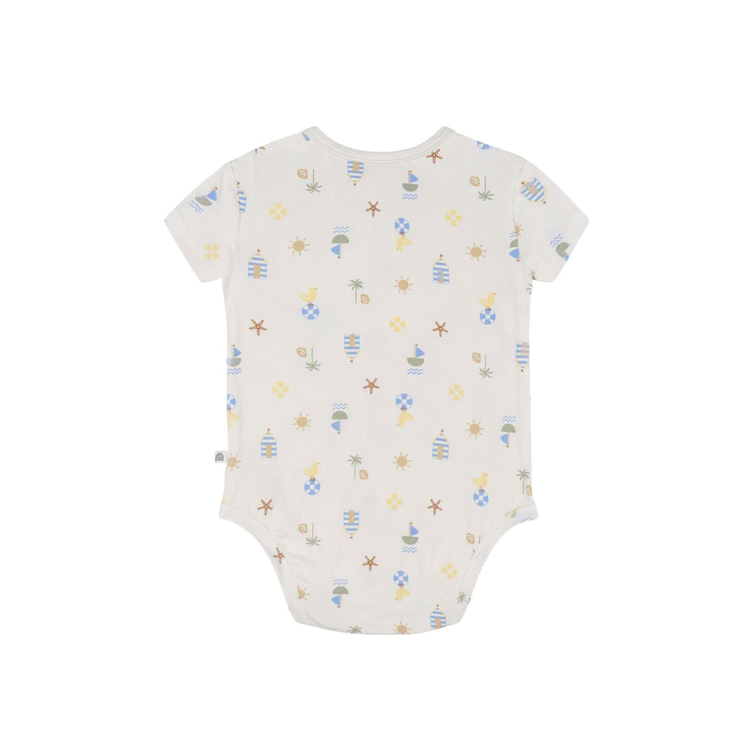 Comfy Short Sleeve Bodysuit - Beach Box