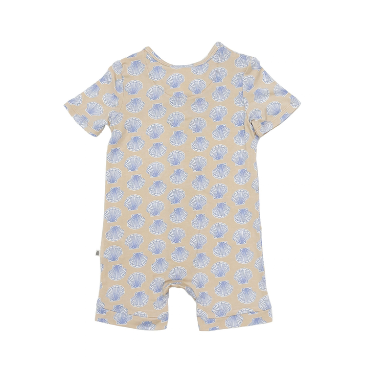Essential Short Sleeve Onesie - Seashell Blue