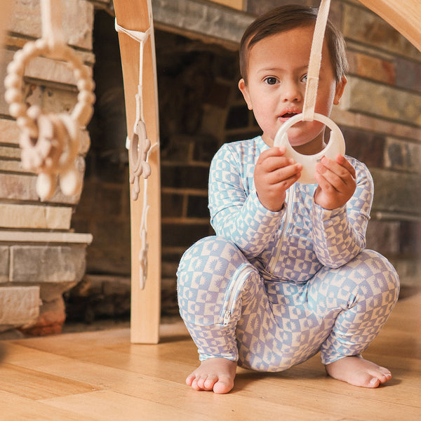 Day or Night Onesie - Blue Sunrise