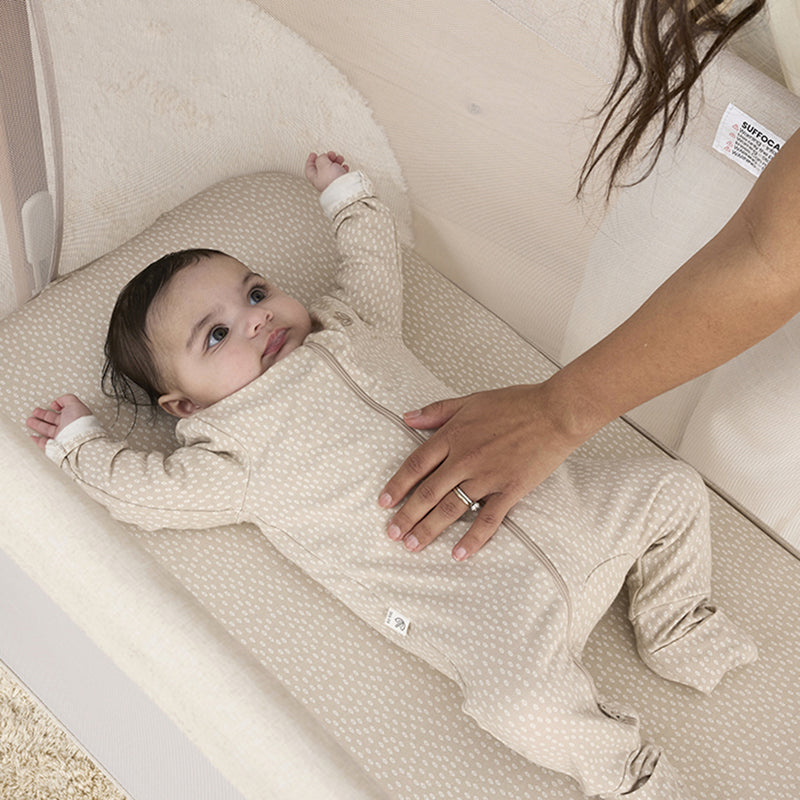 Fitted Bassinet Sheet - Oat Little Pod