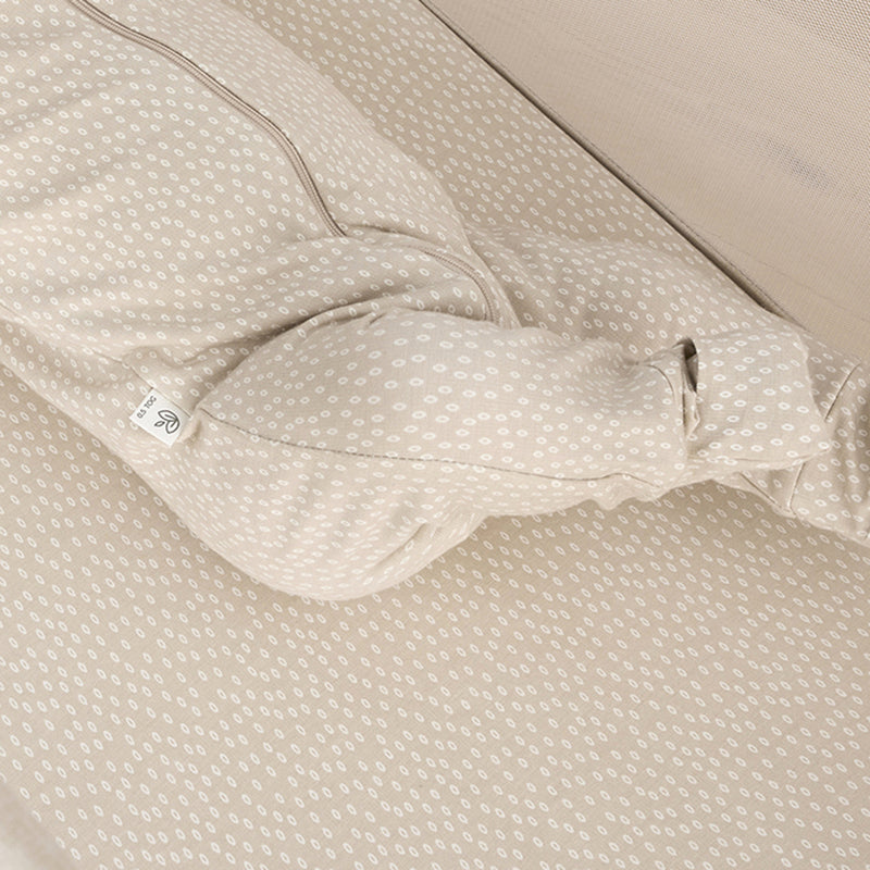 Fitted Bassinet Sheet - Oat Little Pod