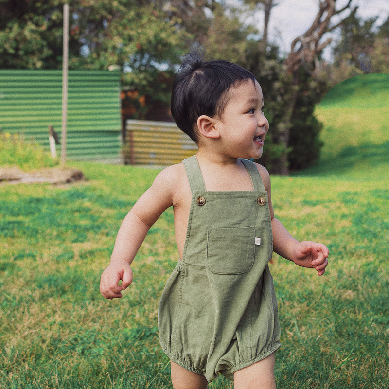 Cord Overall - Sage
