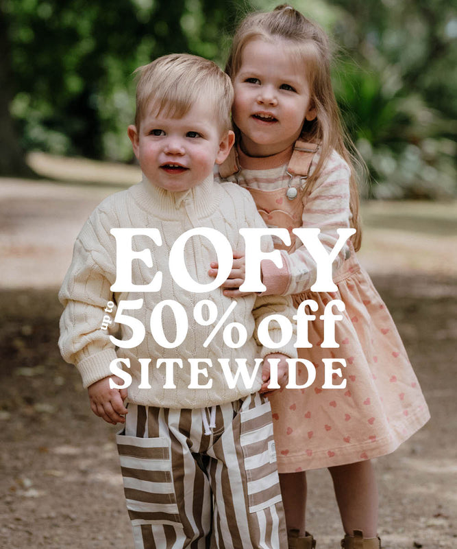 Kynd Baby EOFY Sale - up to 50% off sustainable baby clothing