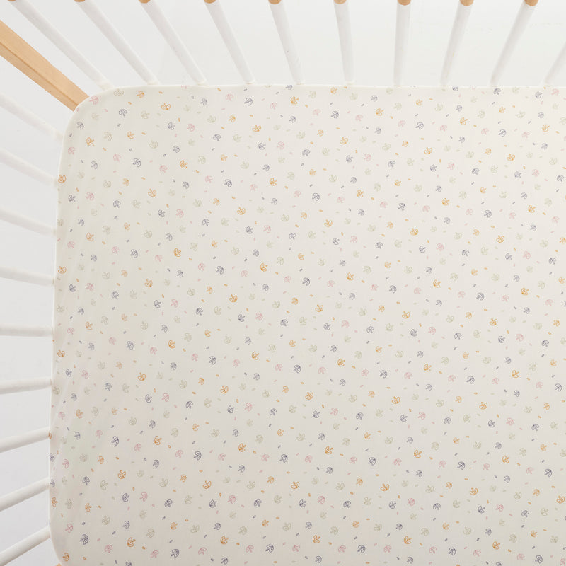 Fitted Cot Sheet - Rainbow Dreaming