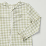 Warm Zippee Baby Romper 0.5 TOG - Gumleaf Gingham