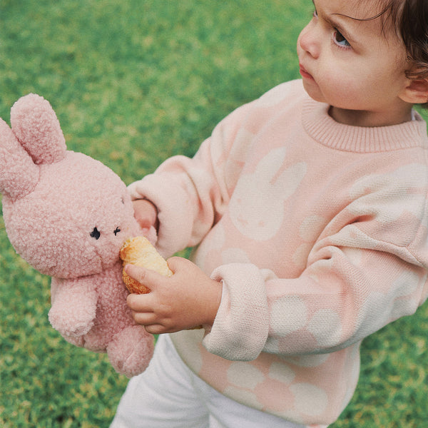 Miffy Sitting Teddy Plush Toy in Pink