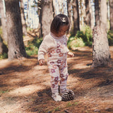 Jacquard Knit Overall - Blooming